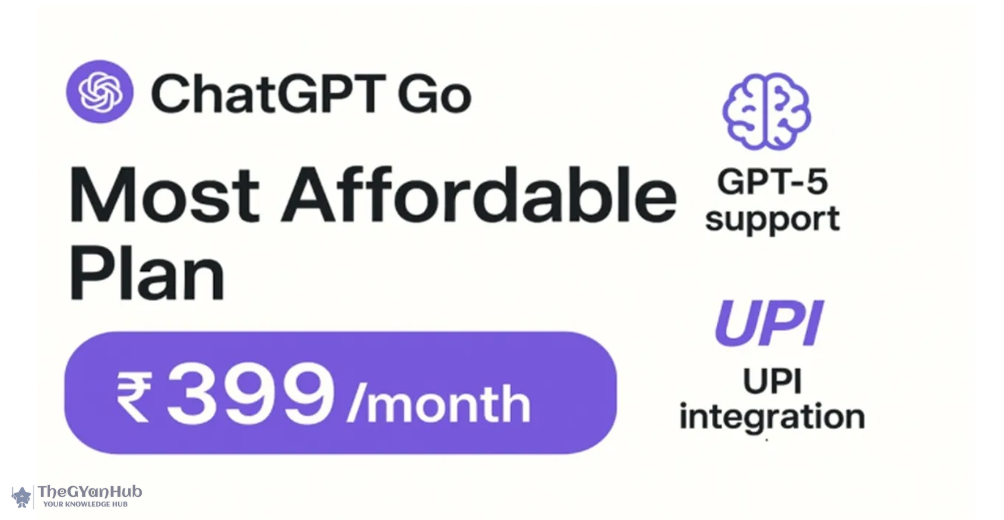OpenAI भारत में ChatGPT Go लॉन्च —₹399 में पावरफुल AI एक्सेस