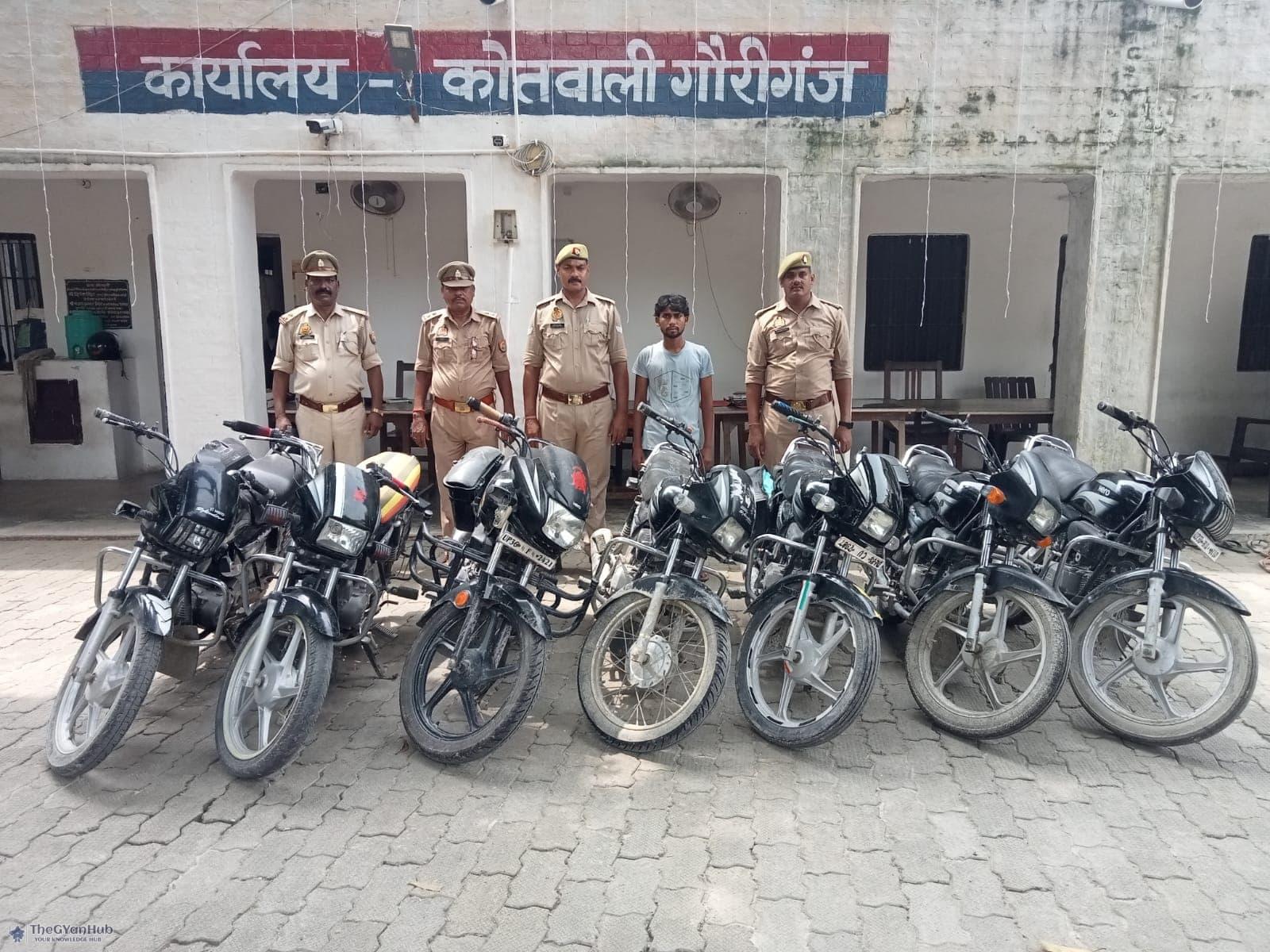 अमेठी में बाइक चोरी की घटनाओं में बेतहाशा वृद्धि