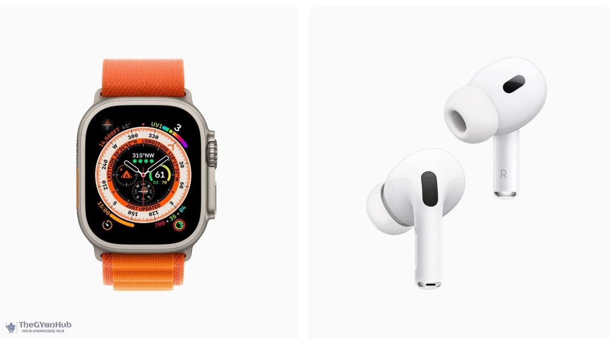 Apple Watch Ultra and AirPods Pro