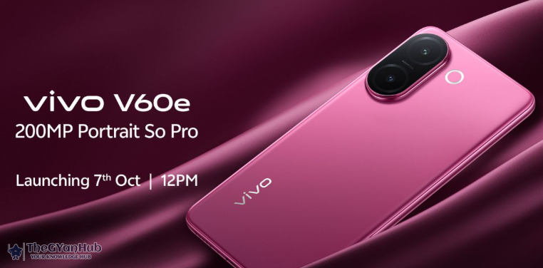 Vivo V60e launches with impressive 200MP camera and massive battery for enhanced photography experience