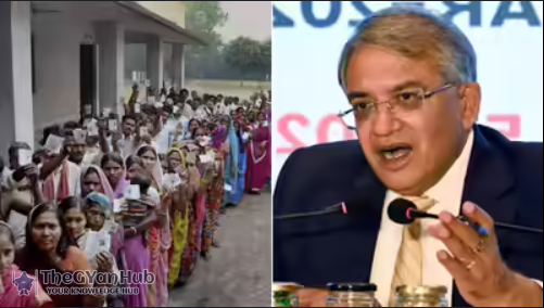 Bihar voters and media awaiting the official declaration of upcoming election schedule