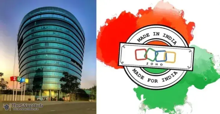 Team of Indian developers working on Zoho’s integrated software products