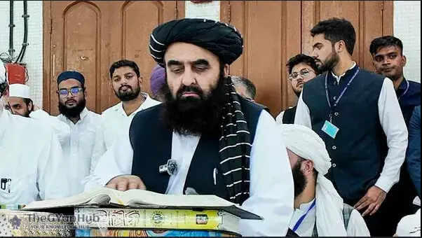 Amir Khan Muttaqi seen arriving in India for diplomatic meetings centered on Deoband’s legacy