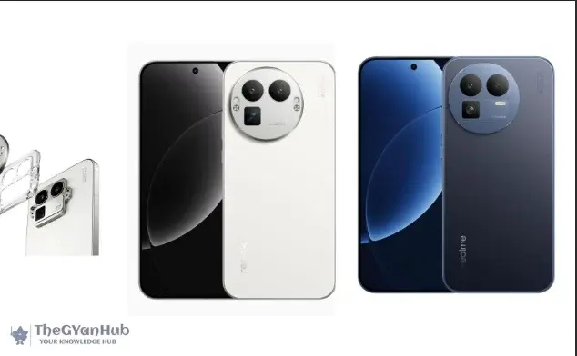 User holding Realme GT 8 Pro highlighting its customizable design panel