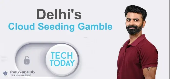 Tech Today host Cyrus discussing Delhi’s cloud seeding and Oppo Find X9 Pro innovations