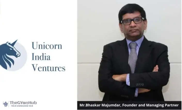 Bhaskar Majumdar addressing a tech conference on India’s deep tech ecosystem