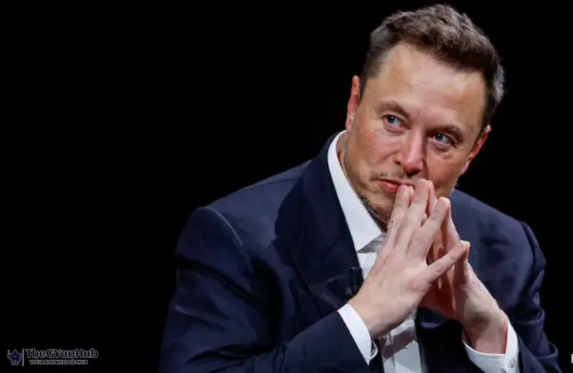 Elon Musk smiling confidently amid Tesla’s global growth and historic pay milestone