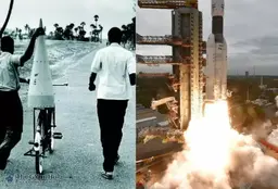 Historic photo of US and Indian officials marking a technology transfer agreement four decades ago