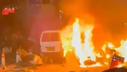 Indian government officials announcing an act of war after the Delhi blast