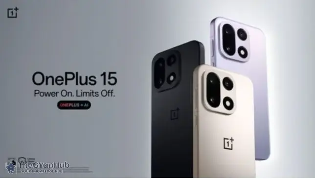 OnePlus 15 smartphone showcasing its sleek design and Snapdragon 8 Elite Gen 5 chipset