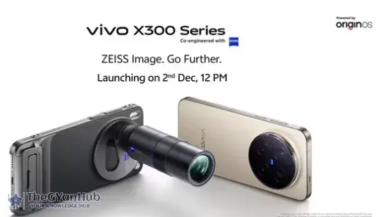 Promotional image of the Vivo X300 5G and X300 Pro 5G ahead of their launch