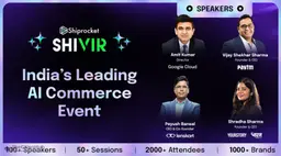 Announcement graphic for Shiprocket SHIVIR 2025 to be hosted in Bengaluru