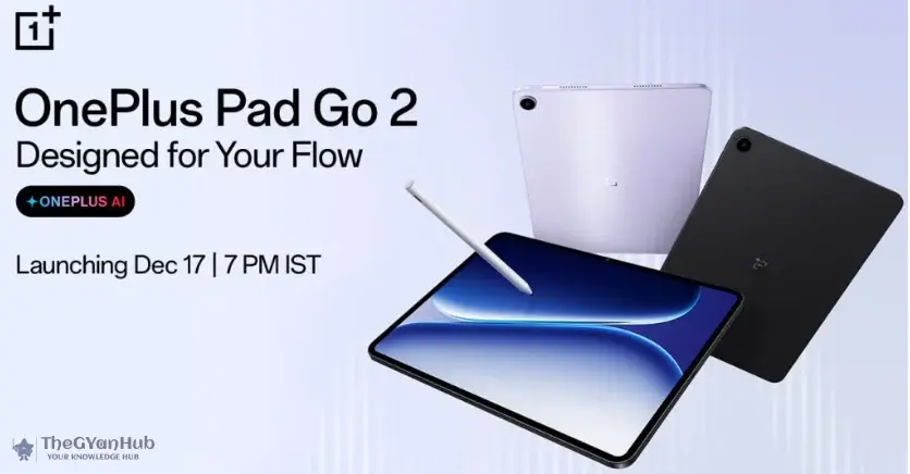 OnePlus 15R & Pad Go 2 Launching Dec 17