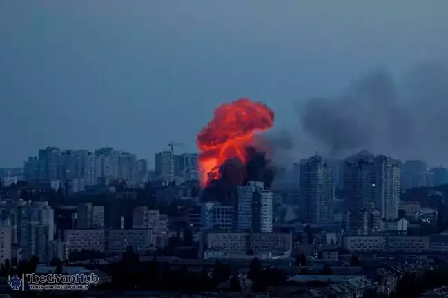 Escalation in the Ukraine conflict as drones strike Moscow, indicating a shift in warfare tactics