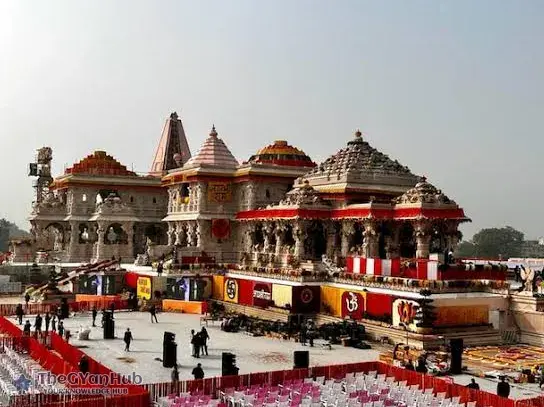 Ayodhya Temple Sees Surge of Devotees as Rajnath Singh Offers Prayers