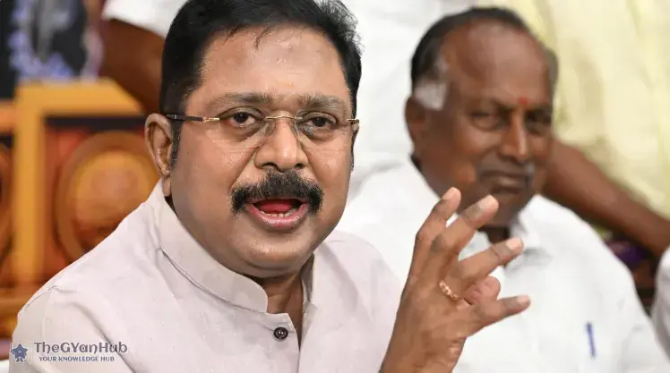 TTV Dhinakaran returns to the NDA, signaling political realignment ahead of key Tamil Nadu polls