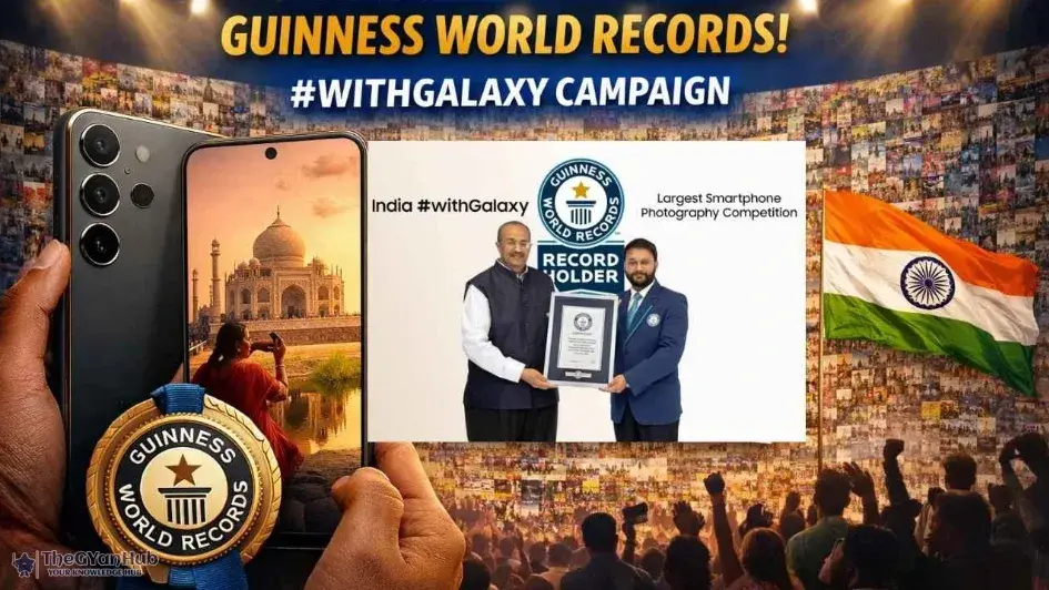 India’s #WithGalaxy campaign by Samsung breaks two Guinness World Records, marking a major milestone in digital marketing and outreach