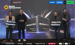 New Dimensity 9500s and 8500 chipsets introduced by MediaTek to power upcoming smartphones in the Indian market