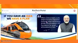 Ashwini Vaishnaw Launches 'Rail Tech Portal' to Drive Innovation in Indian Railways