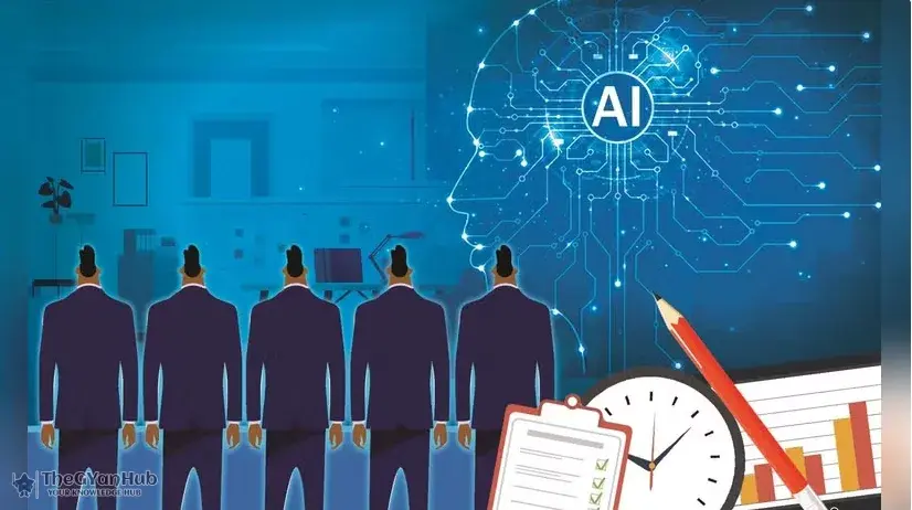 Alt text: Concept image of AI as a positive force in India’s technology landscape, supporting economic growth and workforce transformation.